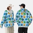 thumbnail image 5 of Picia Cartoon Monster Women's Men's UPF 50+ Sun Protection Hoodie Shirt Long Sleeve SPF Fishing Outdoor UV Hiking Lightweight Shirts-X-Large, 5 of 9