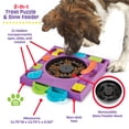 thumbnail image 3 of Brightkins DJ Doggo Puzzle Feeder - Dog Toy Treat Dispenser, Multi-color Jigsaw for Puppy Enrichment & Birthdays, 3 of 8