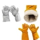 thumbnail image 2 of 1 par de guantes protectores de piel de vaca para apicultura, 2 of 3