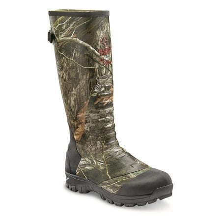 Guide Gear Men s Ankle Fit Waterproof 800-gram Insulated Rubber Boots Mossy Oak Country DNA 11D (Medium)