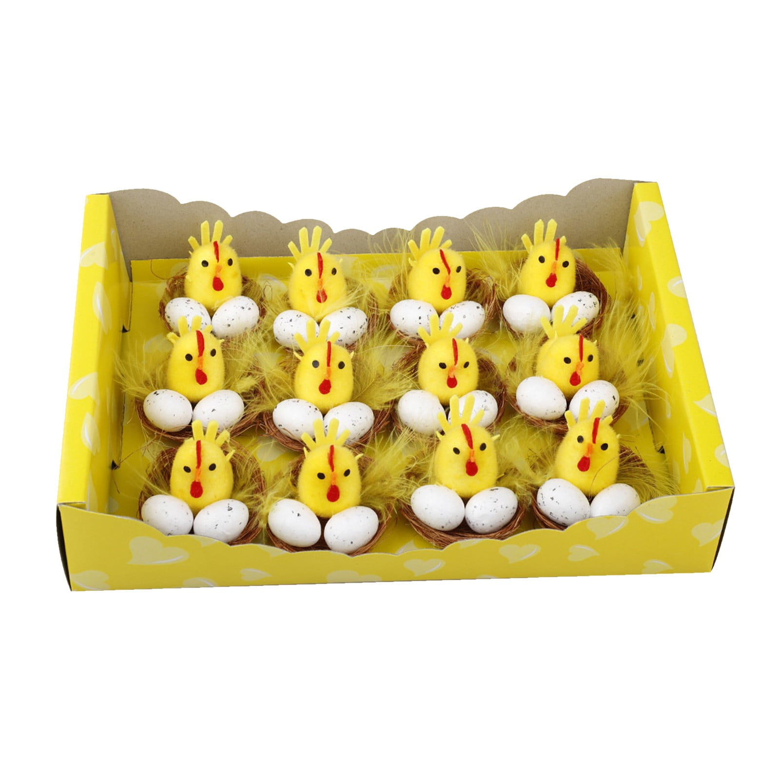 10 Easter Chicks In Box 