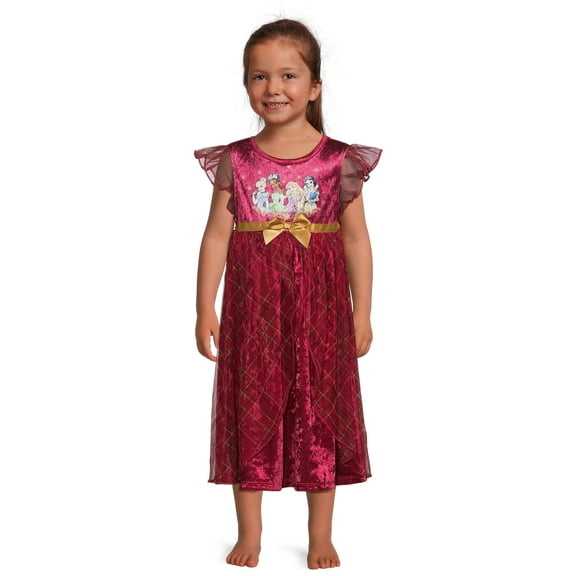 Holiday Princess Toddler Girls Fantasy Nightgown, Sizes 2T-5T