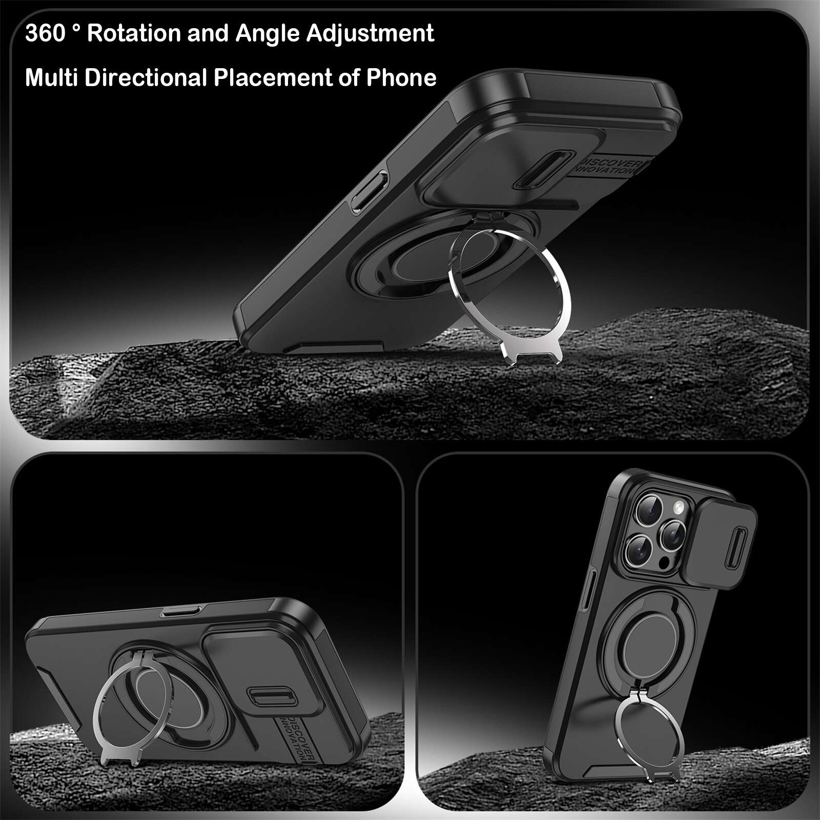 Bentoben iPhone 13/14 Case With Kickstand and Camera Cover photo 3