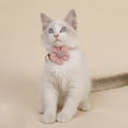 thumbnail image 3 of Flower Cat Collar Cute Adjustable Small Dog Collar Kitten Collar with Bell, 3 of 10