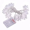 thumbnail image 2 of Xihbxyly Guirnalda de Luces de Copo de Nieve de 6 M, 40 Led de Bajo Consumo, Cable Flexible para Formas Personalizadas, Modos de Encendido/Apagado, Ideal para Árbol de Navidad, Ventana, Jardín, Fiest, 2 of 2