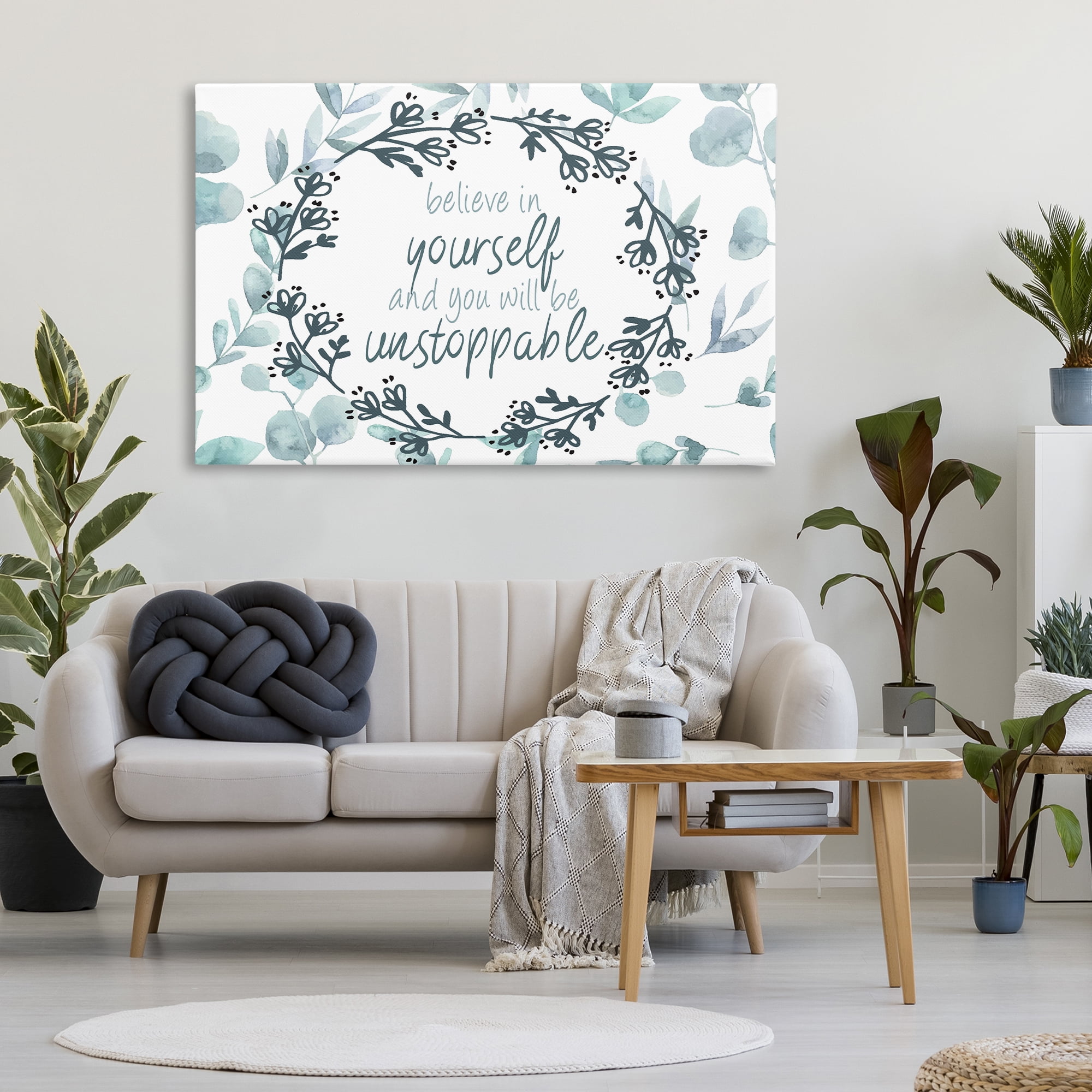 Stupell Industries You Will Be Unstoppable Canvas Wall Art, design by Kim Allen