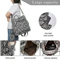 thumbnail image 4 of YOMYM Backpack Purse for Women Fashion Designer Travel Backpack Leather Convertible Shoulder Bags Casual Daypack, 4 of 9