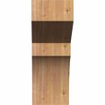 thumbnail image 2 of 6"W x 12"D x 16"H Mediterranean Rough Sawn Corbel, Western Red Cedar, 2 of 9