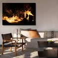 thumbnail image 6 of Camp Fire Camp Fire Flame Outdoor Wood Heat Canvas Poster Bedroom Decor Sports Landscape Office Room Decor Gift,Frame-style,16x24inch(40x60cm), 6 of 8
