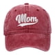 thumbnail image 1 of Gorra de béisbol bordada para mamá, regalo para el Día de la Madre, gorra deportiva, gorra para el sol, gorra de hip hop, gorra para el sol Rojo, 1 of 9