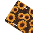 thumbnail image 2 of Zufioo Red Black Plaid Sunflower Print Car Aluminum Front License Plate, 12x6 Inch Decorative Personalized Car License Plate Car Accessories, 2 of 8