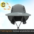 thumbnail image 3 of Sombrero Para El Sol Al Aire Libre Protección Uv Sombrero De Pesca Con Protector De Cuello Sombrero De Ala Ancha Para Hombres Y Mujeres seitruly AP008070-01, 3 of 6