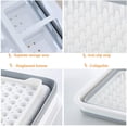 thumbnail image 4 of Collapsible Drying Dish Storage Rack Gray Space Saving Folding Dish,Collapsible Dish Drying Rack Popup and Collapse for Easy Storage for kitchen,Camper,Travel Trailer, 4 of 7