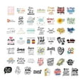 thumbnail image 2 of 50pcs Inspirational Spanish Word Paper Stickers set Adhesive Label Stickers for Water Bottles Laptop Luggage Cup Computer Mobile Phone Skateboard Guitar Stickers Mixed color 34~63x41~74x0.1mm, 2 of 7
