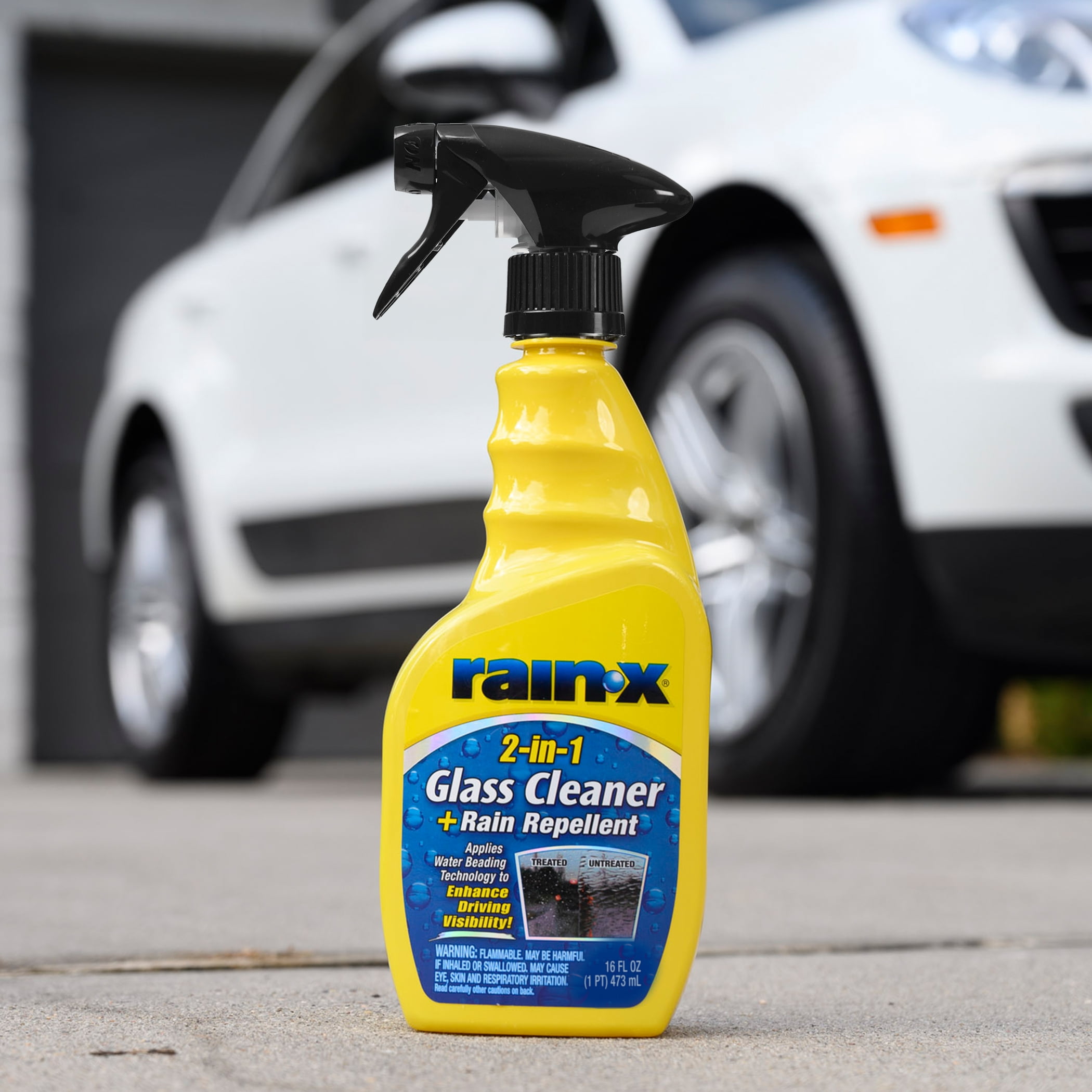 (2 pack) Rain-x 2-in-1 Glass Cleaner & Rain Repellant 16oz  - 630006W