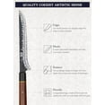 thumbnail image 2 of 7 Inch Fillet Knife, Razor Sharp Hand Forged Boning Knife, Japanese Super Steel Fish Knives with Ergonomic Handle for Meat and Poultry$$Home Decor, Kitchen, & Other, 2 of 7