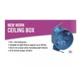thumbnail image 3 of Carlon B520A-UPC PVC Ceiling Box, Blue, 3 of 7