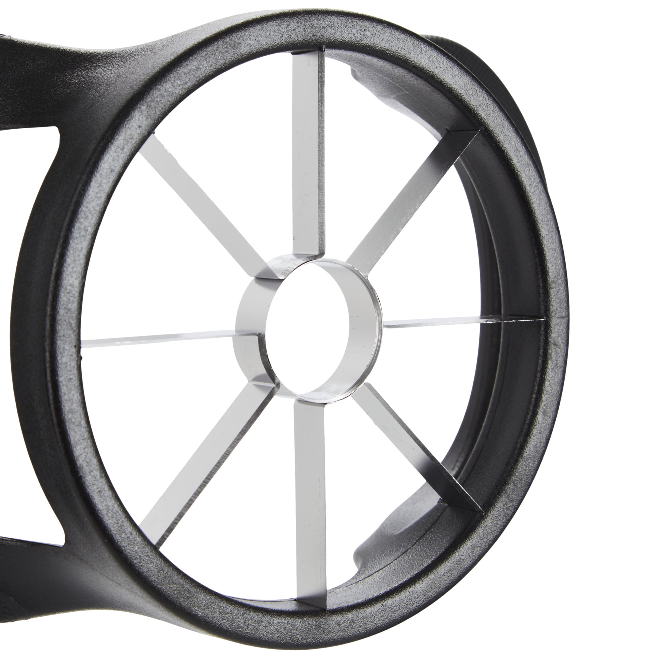Mainstays 8-Wedge Stainless Steel Apple Slicer and Corer, Black
