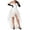 /c41White109, variant on Huowey Halloween For Women Witch Gothic Dresses Corset Fancy Cosplay Party Gown High-Low Tulle Off Shoulder Elegant Halloween Dress,Black,L