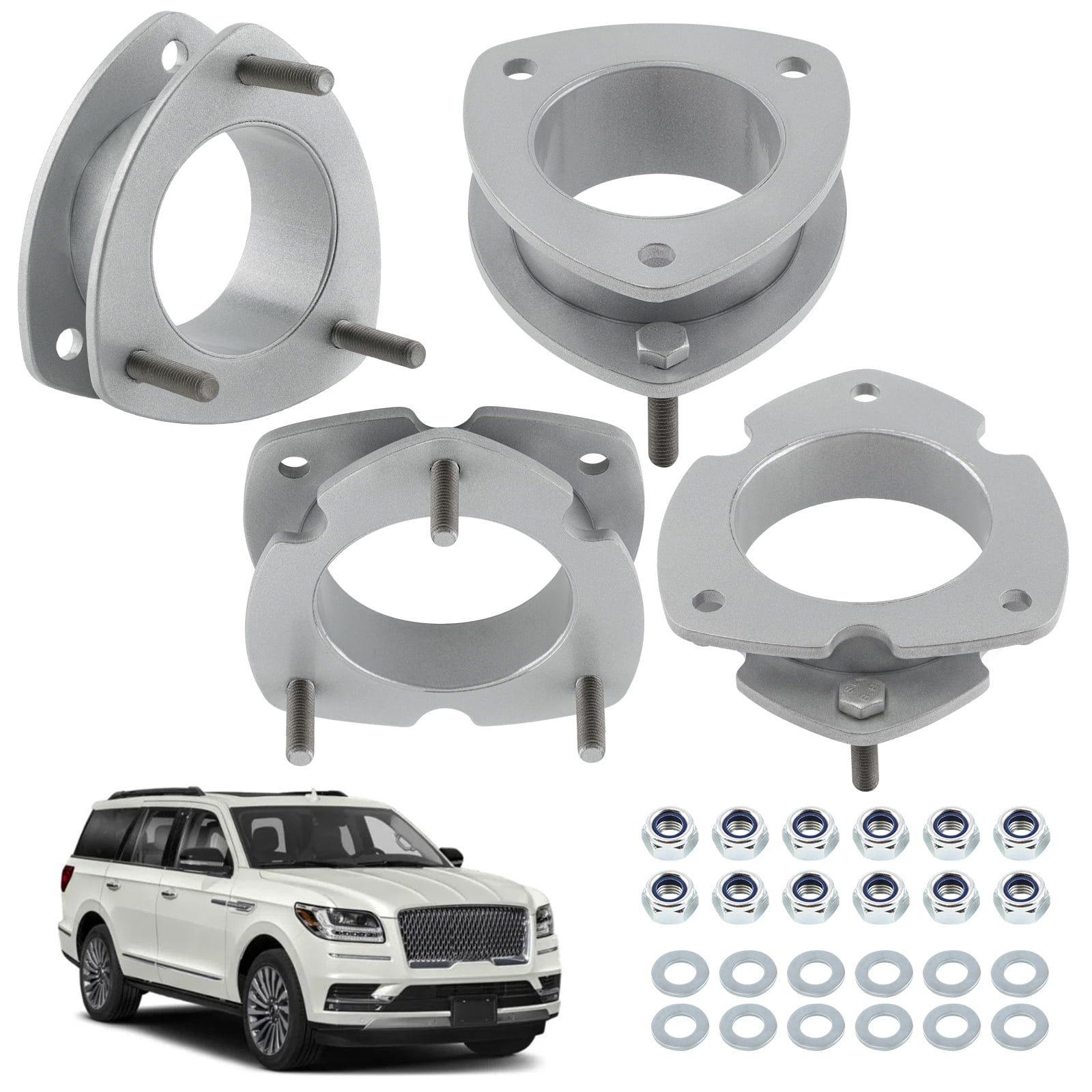 Waverspeed 3.5" Front & 2.5" Rear Leveling Kit for Ford Expedition 2003-2018, for Lincoln Navigator 2WD/4WD, SUV Lift Strut Spacers