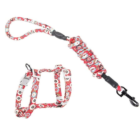 Cat Harness and Leash Set, Cats Escape Lightweight with Metal Clip Adjustable Easy Control Vest Harnesses for Kittens Small Animals