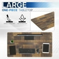 thumbnail image 6 of VIVO Reclaimed Wood 43x24 inch Universal Table Top for Sit to Stand Desk Frames, 6 of 8