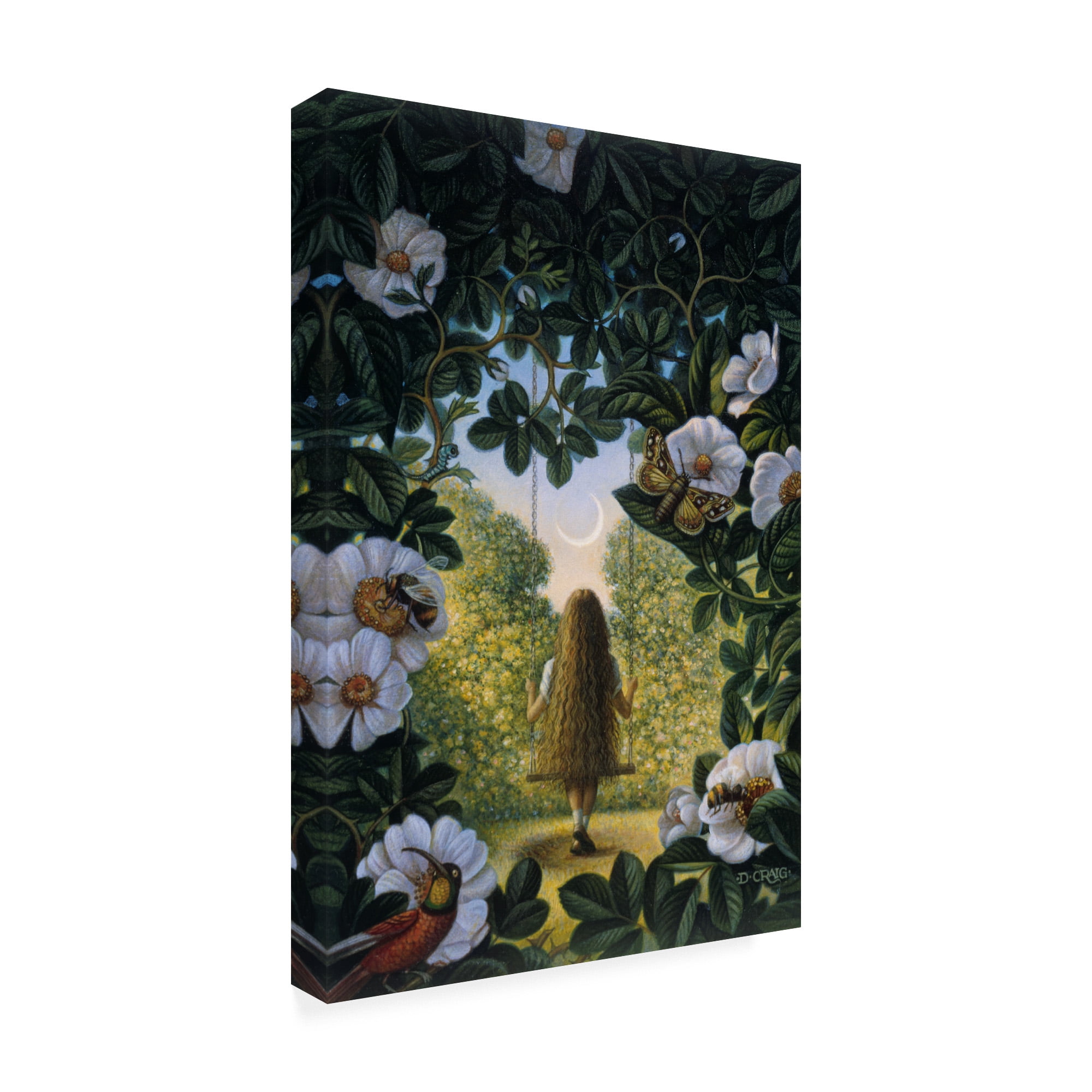 Trademark Fine Art 'In The Garden Grow' Canvas Art by Dan Craig