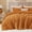 Rust Orange, variant on Fleece Twin Comforter Set -Super Soft & Warm Fluffy Burgundy Bedding, Luxury Fuzzy Heavy Bed Set for Winter with 1 Pillow case