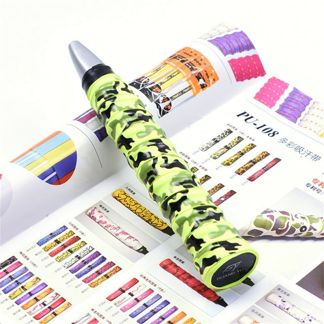 AKEGAMN Liquidation! Ruban de Poignée de Tennis à Rangement Direct Absorbe le Badminton Ruban de Poignée Givré Antidérapant Surgrip pour Raquette de Tennis Surgrip Absorption Supérieure : Construit avec Haute performance Absorbante