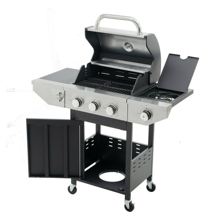 Ufurpie Heavy-Duty 3-Burner Stainless Steel BBQ Propane Gas