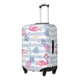 thumbnail image 2 of Disketp Flamingo And Pineapple Elastic Travel Luggage Cover Travel Suitcase Protective Cover For Trunk Case Apply To 18''-32'' Suitcase Cover (Luggage not included)-X-Large, 2 of 9