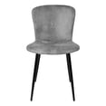 thumbnail image 2 of Set de 4 Sillas Houzer Juego Comedor Cocina Suede Gamuza Gris 44.5 x 51 x 79.5 CM, 2 of 7
