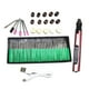 thumbnail image 4 of Taladro de uñas eléctrico portátil, lima de uñas profesional para manicura y pedicura 53 piezas de oro rosa, 4 of 9