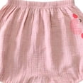 thumbnail image 5 of Twczz Baby Boys Harem Shorts- Soft Cotton Elastic Waist Cute Baggy Play Shorts Pink Size 12-18 Months, 5 of 6