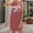 Brick Red, variant on Women's Casual Dress for Everyday Wear Fashionable Letter Printed Casual Dress for Modern Women under Casual Red L