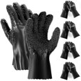 thumbnail image 1 of Guantes de protección Teenyou de PVC, antideslizantes, impermeables, 10 pulgadas, 4 pares, 1 of 6