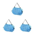 thumbnail image 4 of kurtrusly Sac de Rangement Réutilisable Pliable Écologique et Polyvalent Sac de Courses Imperméable en Polyester pour Voyage Sac de Plage Sac à Main Chiot Bleu 3Set, 4 of 6