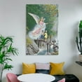 thumbnail image 6 of Guardian Angel Vintage Prints Painting On Canvas Wall Art Poster Scroll Picture Print Living Room Walls Decor Home Posters 24x36inch(60x90cm), 6 of 6