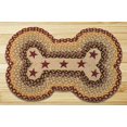 thumbnail image 2 of Earth Rugs 63-P357DBS Burgundy Stars Dog Bone, 2 of 2