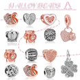 thumbnail image 4 of Calendario de Adviento 2023 para niñas, joyería de oro rosa, cuenta atrás de Navidad de 24 días, incluye dijes de oro rosa, collar, anillos, manualidades, 4 of 4