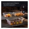thumbnail image 3 of Set 12 Recipentes De Vidrio Cookify, Tapa Hermética | Refractarios Contenedores Resistentes Sin Bpa, Aptos Para Horno, Congelador, 3 of 7