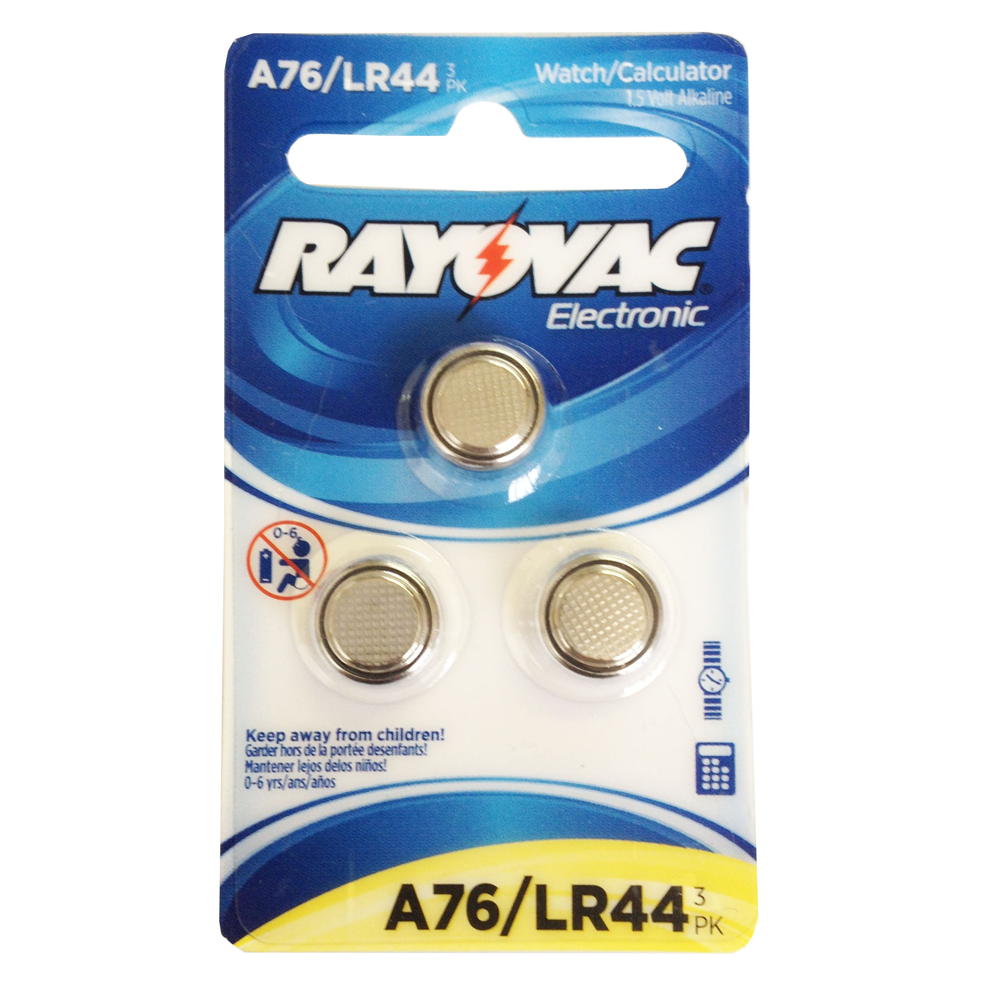 3Card A76 / LR44 Rayovac Alkaline Button Batteries Walmart Canada