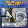 thumbnail image 6 of Outdoor Foam Faucet Cover, Winter Freeze Protection,Reusable Outdoor Hose Cover 2 Pack By PULMCheerger, 6 of 7