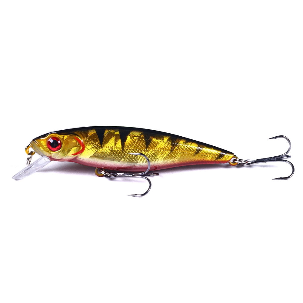 HENGJIA Fishing Lures Large Hard Bait Minnow VIB Lure with Treble Hook Life-Like Swimbait Fishing Bait Popper Crankbait Sinking Lure for Trout Bass Walleye Redfish