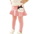 thumbnail image 4 of Huanglei Toddler Trendy Girls' Leggings Skirt Ruffle Skirt Pants Kids, 4 of 5