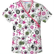 Ribbons For The Cure Mock Wrap Top