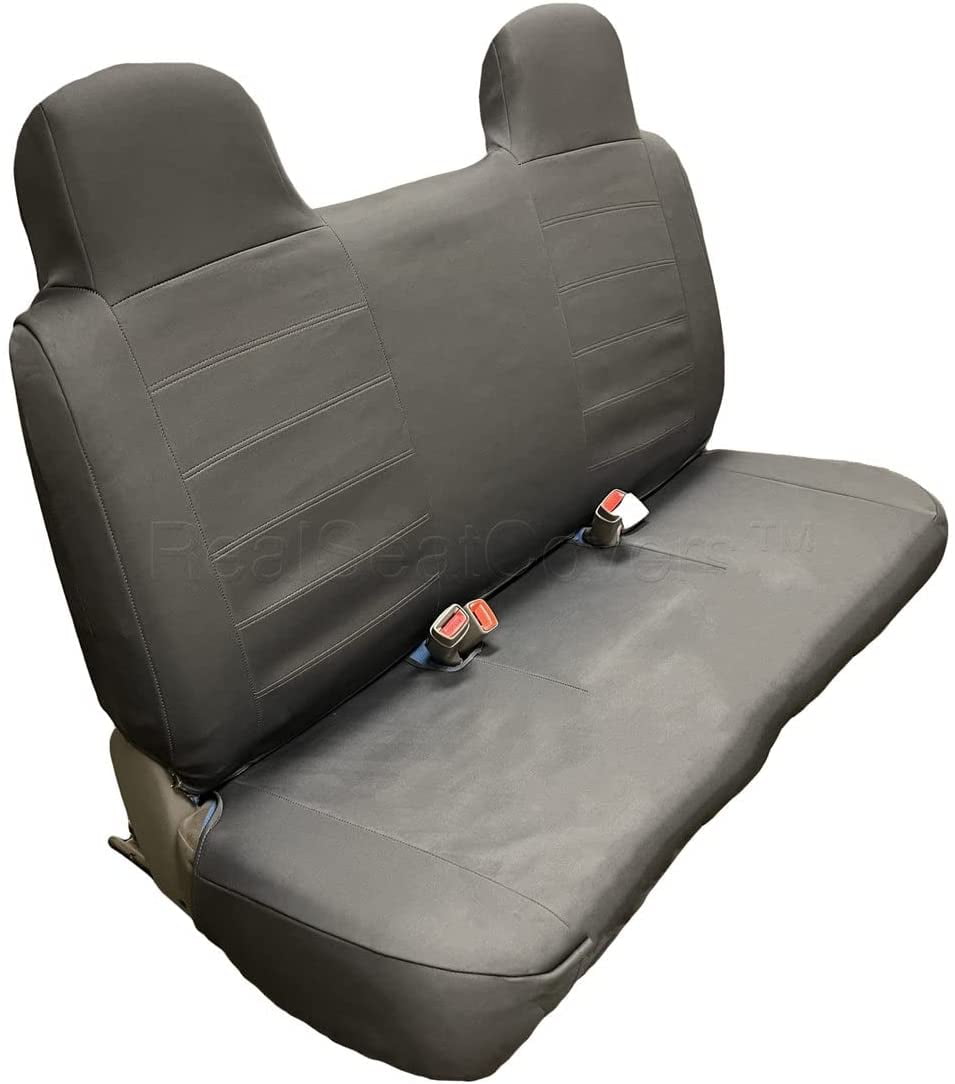 SAVE! 2015-2017 F150 CREW CAB REAR SEAT HEADRESTS EARTH GRAY LEATHER OEM NEW