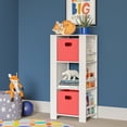 thumbnail image 2 of RiverRidge Kids 2pc Collapsible Cube Fabric Storage Bins with Handles - Coral, 2 of 10