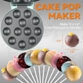 thumbnail image 2 of Cake Pop Maker Baker's Friend, 12 paletas, 4 cm, antiadherentes, 2 of 6