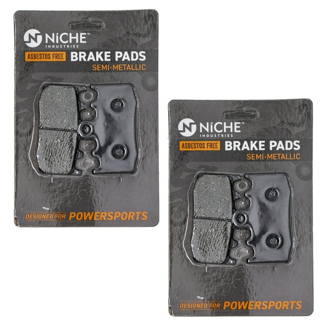 Niche Brake Pad Set for BMW R1100S Front Semi-Metallic Motorcycle 2 Pack 519-KPA2396D